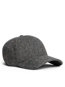 Czapki męskie - Tommy Hilfiger Czapka z daszkiem Th Flag Herringbone 6 Panel Cap AM0AM13784 Szary - miniaturka - grafika 1