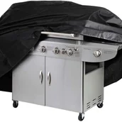 Pokrowce na grilla - Pokrowiec na grilla wodoodporny 100 x 60 x 150 cm, czarny - miniaturka - grafika 1