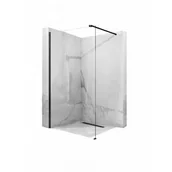 Ścianki i drzwi prysznicowe - REA-K7580 Aero Black Ścianka prysznicowa 80x194 - miniaturka - grafika 1