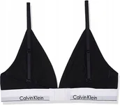 Biustonosze - CALVIN KLEIN BIUSTONOSZ CZARNY MIĘKKI DAMSKI Z LOGO XS 1JSD - miniaturka - grafika 1
