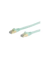 Kable komputerowe i do monitorów - Startech.COM 10M CAT6A ETHERNET CABLE - AQUA RJ45 SHIELDED CABLE - SNAGLESS - PATCH CABLE - 10 M - AQUA  (6ASPAT10MAQ) - miniaturka - grafika 1