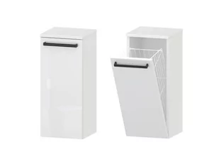 Słupek Łazienkowy ATHOS 30 1K - Uchwyt Czarny Mat - Szafki łazienkowe - miniaturka - grafika 1