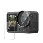 Akcesoria do drona - Szkło hartowane TELESIN na obiektyw i ekran do DJI Osmo Action 3 - miniaturka - grafika 1