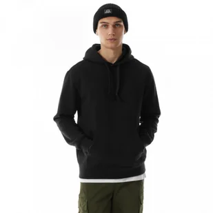 Męska bluza dresowa nierozpinana z kapturem Champion Crewneck Hooded Sweatshirt - czarna - CHAMPION - Bluzy sportowe męskie - miniaturka - grafika 1