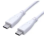 Kable USB - VALUE Kabel USB 3.2 Gen 2, PD Power Delivery 20V5A, z Emark, C-C, M/M, biały, 1 m - miniaturka - grafika 1
