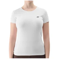 Koszulki sportowe damskie - Koszulka damska 4F Tshirt F1161 Rozmiar: M / Kolor: biały - miniaturka - grafika 1