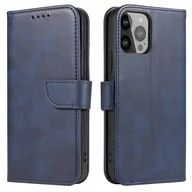 Etui i futerały do telefonów - Magnet Case elegancki futerał etui pokrowiec z klapką i funkcją podstawki Xiaomi Redmi K40 Pro+ / K40 Pro / K40 / Poco F3 / Mi 11i niebieski - miniaturka - grafika 1