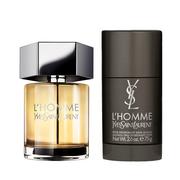 Zestawy perfum męskich - Yves Saint Laurent  L'Homme EDT + Deodorant Zestaw - miniaturka - grafika 1