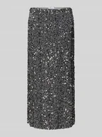 Spódnice - Spódnica midi z wysokim stanem i cekinami model ‘FAITH’ - miniaturka - grafika 1