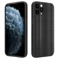 Etui i futerały do telefonów - Etui Do Apple iPhone 11 PRO Pokrowiec w Brushed Czerń Etui Silikonowe Obudowa Case Cover Cadorabo - miniaturka - grafika 1
