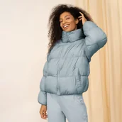 Kurtki damskie - Damska kurtka puchowa pikowana OUTHORN OTHAW22TDJAF013 - miniaturka - grafika 1