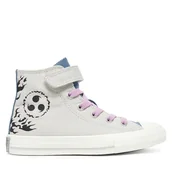 Buty dla chłopców - Trampki Converse Ctas 1V Hi X Naruto A16146C Szary - miniaturka - grafika 1