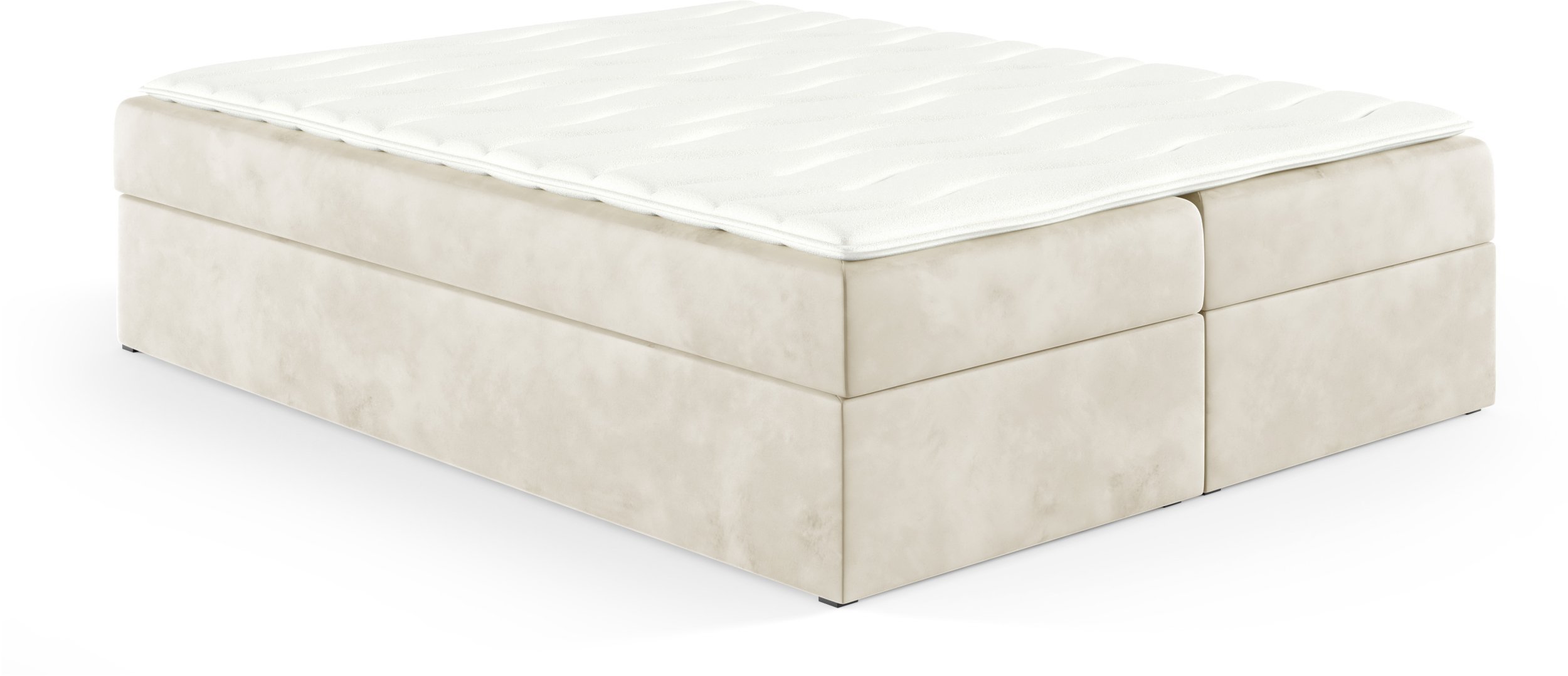 Łóżko kontynentalne Box 180x200 bez nóg bez zagłówka riviera 21