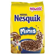 Płatki śniadaniowe i musli - Nestlé Nesquik Minis Kuleczki o smaku czekoladowym 400 g - miniaturka - grafika 1