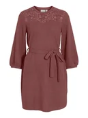 Sukienki - Vila Sukienka w kolorze jasnobrązowym - miniaturka - grafika 1