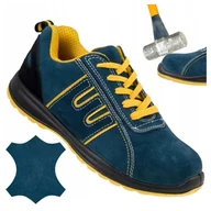 Obuwie robocze - Buty robocze męskie Półbuty Sportowe zamszowe z Metalowym Noskiem BHP r. 43 - miniaturka - grafika 1