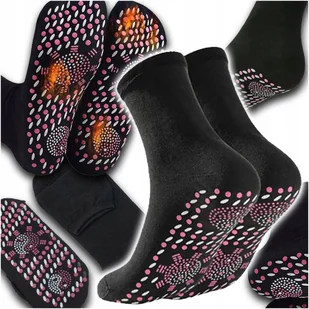 CIEPŁE SKARPETKI GRZANE Z TURMALINEM SAMOGRZEJĄCE PARA 37-44 UNIWERSALNE - Akcesoria motoryzacyjne - miniaturka - grafika 1