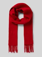 Apaszki i szaliki damskie - Szal z frędzlami - miniaturka - grafika 1