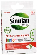 Przeziębienie i grypa - WALMARK Sinulan Forte Junior plastry aromatyczne x 5 szt |  OD 199 PLN! - miniaturka - grafika 1