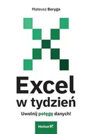 E-booki - informatyka - Excel w tydzień. Uwolnij potęgę danych! - miniaturka - grafika 1
