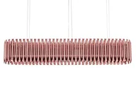 Lampy sufitowe - KingHome Lampa wisząca GALLIANO LONG miedziana aluminium stal węglowa 1162.S2.COPPER - miniaturka - grafika 1