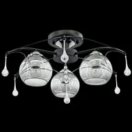 Lampy sufitowe - Elem Ankara lampa sufitowa 3-punktowa czarna/chrom 1985/3 BL 8C - miniaturka - grafika 1