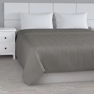 Narzuty - Dekoria Narzuta pikowana w pasy grafit szer.260 × dł.210 cm Edinburgh 500-115-77 - miniaturka - grafika 1