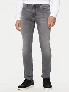 KARL LAGERFELD Jeansy 265840 500830 Szary Slim Fit - Spodnie męskie - miniaturka - grafika 1