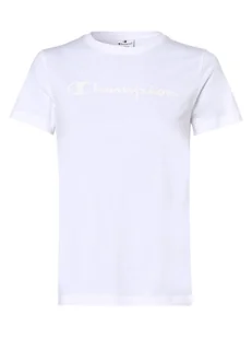 Champion - T-shirt damski, biały - Koszulki i topy damskie - miniaturka - grafika 1