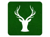 Obrusy i serwetki - Podstawka kwadratowa pod kubek - Renifer - 10 cm - 1 szt. - miniaturka - grafika 1