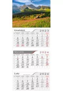 Kalendarz 2024 Trójdzielny Hala gąsienicowa - Kalendarze - miniaturka - grafika 1