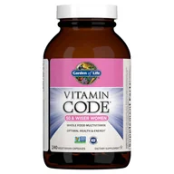 Witaminy i minerały - Garden of Life Witamina Code 50 Wiser Women (multiwitamina dla kobiet po 50. roku życia), 240 kapsułek roślinnych - miniaturka - grafika 1