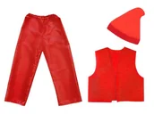 Stroje karnawałowe - ZESTAW KRASNAL CZERWONY 116-128 3el - miniaturka - grafika 1
