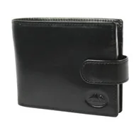 Portfele - Portfel Męski Skórzany EL FORREST Średni Skóra Bydlęca Poziomy Z Zapięciem Jedno Skrzydełko 850 67 RFID CZARNY 11.5 x 9 x 3 [cm] - miniaturka - grafika 1