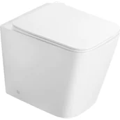 Miski WC - Mexen Cube miska wc stojąca Rimless z deską wolnoopadającą slim, duroplast, biała połysk - 32924000 - miniaturka - grafika 1