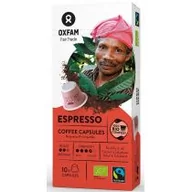 Kawa w kapsułkach i saszetkach - OXFAM FAIR TRADE KAWA ARABICA/ROBUSTA ESPRESSO FAIR TRADE BIO 10 KAPSUŁEK DO NESPRESSO - OXFAM BP-5400164127240 - miniaturka - grafika 1