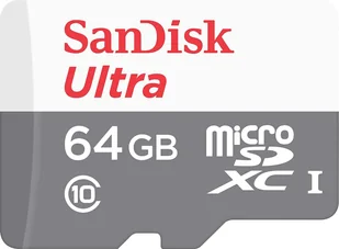 Karta SanDisk Ultra R100 MicroSDXC 64 GB Class 10 UHS-I SDSQUNR-064G-GN6TA - Karty pamięci - miniaturka - grafika 1