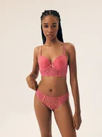 Biustonosze - Biustonosz push-up Bloomy Esotiq ostry róż 65E - miniaturka - grafika 1