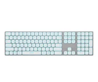Klawiatury - Silver Monkey Alu Keys Premium Backlight White - miniaturka - grafika 1