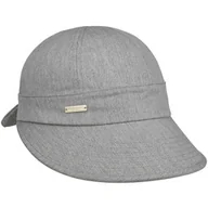 Czapki męskie - Czapka z Daszkiem Wolny Czas by Seeberger, jasnoszary - miniaturka - grafika 1