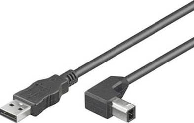 Kabel USB Techly USB-A - USB-B 2 m Czarny ICOC-U-AB-20-ANG