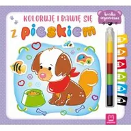 Książki edukacyjne - Aksjomat KOLORUJĘ I BAWIĘ SIĘ Z PIESKIEM praca zbiorowa - miniaturka - grafika 1