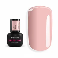 Żele do paznokci - Silcare Żel w pędzelku Brush One Bottle Gel Ash Blush 15g - miniaturka - grafika 1