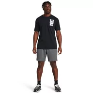 Spodnie sportowe męskie - Męskie spodenki treningowe Under Armour UA Journey Rib Shorts - szare - UNDER ARMOUR - miniaturka - grafika 1