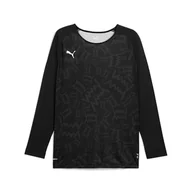 Koszulki męskie - PUMA TeamJAWS Graphic LS Shooting Shirt PUMA Black - miniaturka - grafika 1
