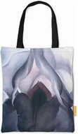 Torby i wózki na zakupy - Torba na ramię Czarna Iris III Georgia O’Keeffe - miniaturka - grafika 1