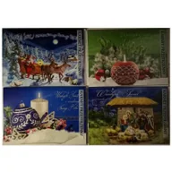 Pozostałe akcesoria świąteczne - Karnet Boże Narodzenie A5 duży + koperta mix - miniaturka - grafika 1