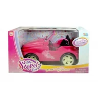 Samochody i pojazdy dla dzieci - Barbie Różowe Auto dla Lalek Typu - miniaturka - grafika 1