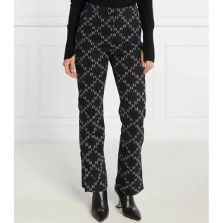 Spodnie damskie - Karl Lagerfeld Spodnie punto | Regular Fit - grafika 1