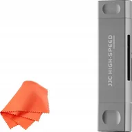 Czytniki kart pamięci - Czytnik JJC Czytnik kart pamięci JJC CR-UCL1 GRAY SD i microSD - miniaturka - grafika 1